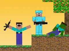 لعبة Noob vs Pro: Zombie Apocalypse على الانترنت