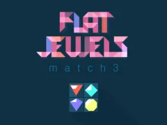 لعبة Flat jewels match 3 على الانترنت