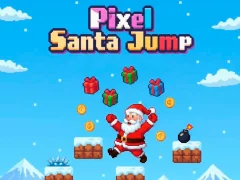 لعبة Pixel Santa Jump على الانترنت