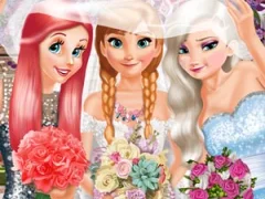 لعبة Bride and Bridesmaides Dress up على الانترنت