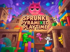 لعبة Sprunki Pyramixed Playtime على الانترنت