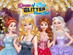 لعبة Queen Of Glitter Prom Ball على الانترنت