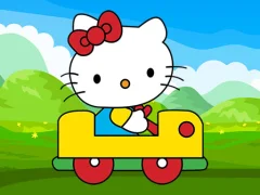 لعبة Hello Kitty Car Jigsaw على الانترنت