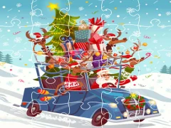 لعبة Xmas Trucks Jigsaw على الانترنت