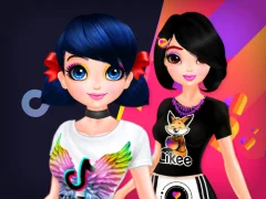 لعبة TikTok girls vs Likee girls على الانترنت
