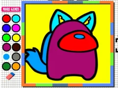لعبة Among Us Coloring Fun على الانترنت