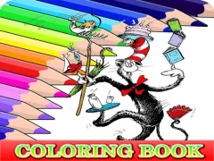 لعبة Coloring Book for Cat In The Hat على الانترنت