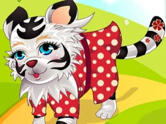 لعبة Little Tiger Dress Up على الانترنت