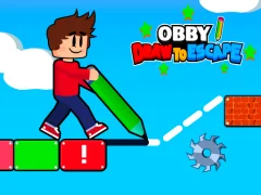 لعبة Obby Draw to Escape على الانترنت