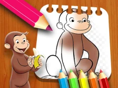 لعبة Curious George Coloring Book على الانترنت