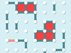 لعبة Dots and Boxes على الانترنت
