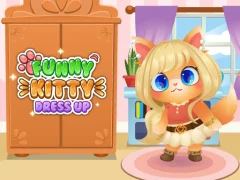 لعبة Funny Kitty Dress Up على الانترنت