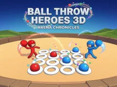 لعبة Ball Throw Heroes 3D على الانترنت