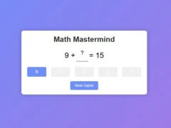 لعبة Math Mastermind على الانترنت