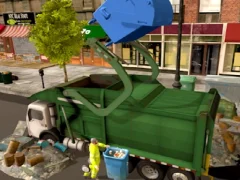 لعبة Town Clean Garbage Truck على الانترنت