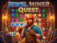 لعبة Jewel Miner Quest على الانترنت