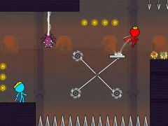 لعبة Red and Blue Stickman 2 على الانترنت