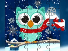 لعبة Winter Snowy Owls Jigsaw على الانترنت