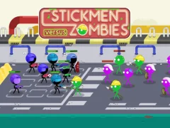 لعبة Stickmen Versus Zombies على الانترنت