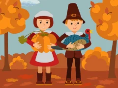 لعبة Thanksgiving Jigsaw على الانترنت