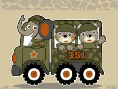 لعبة Army Weapon Vehicles Match 3 على الانترنت