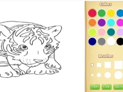 لعبة Baby Tiger Coloring Book على الانترنت