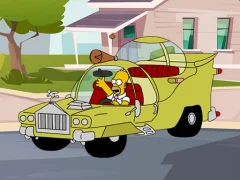 لعبة The Simpsons Car Jigsaw على الانترنت
