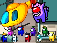 لعبة Among us airship slings على الانترنت