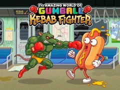 لعبة The Amazing World of Gumball Kebab Fighter على الانترنت