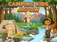 لعبة Camping kids jigsaw على الانترنت