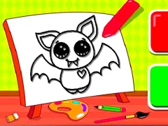 لعبة Easy Kids Coloring Bat على الانترنت