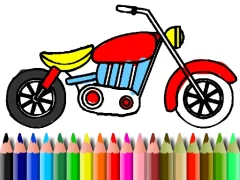 لعبة Back To School: Motorbike Coloring على الانترنت