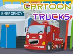 لعبة Cartoon Trucks Jigsaw على الانترنت