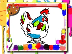 لعبة Chicken Coloring Book على الانترنت