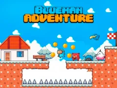 لعبة Blueman Adventure على الانترنت