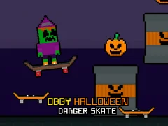 لعبة Obby Halloween Danger Skate على الانترنت