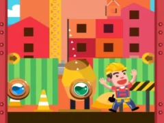 لعبة Construction Worker Bubble Shooter على الانترنت
