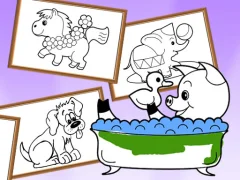 لعبة Cartoon Coloring for Kids Animals على الانترنت