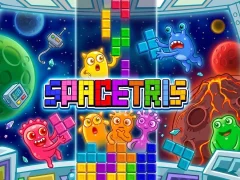 لعبة SpaceTris على الانترنت