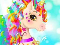لعبة Unicorn For girls Dress up على الانترنت