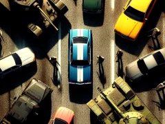 لعبة GTA Car Rush على الانترنت