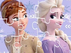 لعبة Frozen Sister Jigsaw على الانترنت