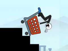 لعبة Ragdoll Dismount: Stick Fly على الانترنت