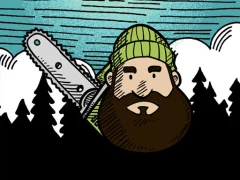لعبة Lumberjack Coloring على الانترنت