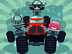 لعبة Crazy Monster Trucks Memory على الانترنت