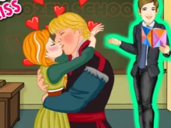 لعبة Ice Princess School Kiss على الانترنت