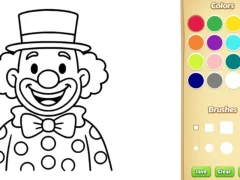 لعبة Clown Coloring Book على الانترنت