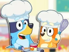 لعبة Jigsaw Puzzle: Bluey & Bingo Fancy Cooking على الانترنت