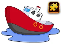 لعبة Cartoon Ship Puzzle على الانترنت