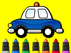 لعبة Easy to Paint Police Car على الانترنت